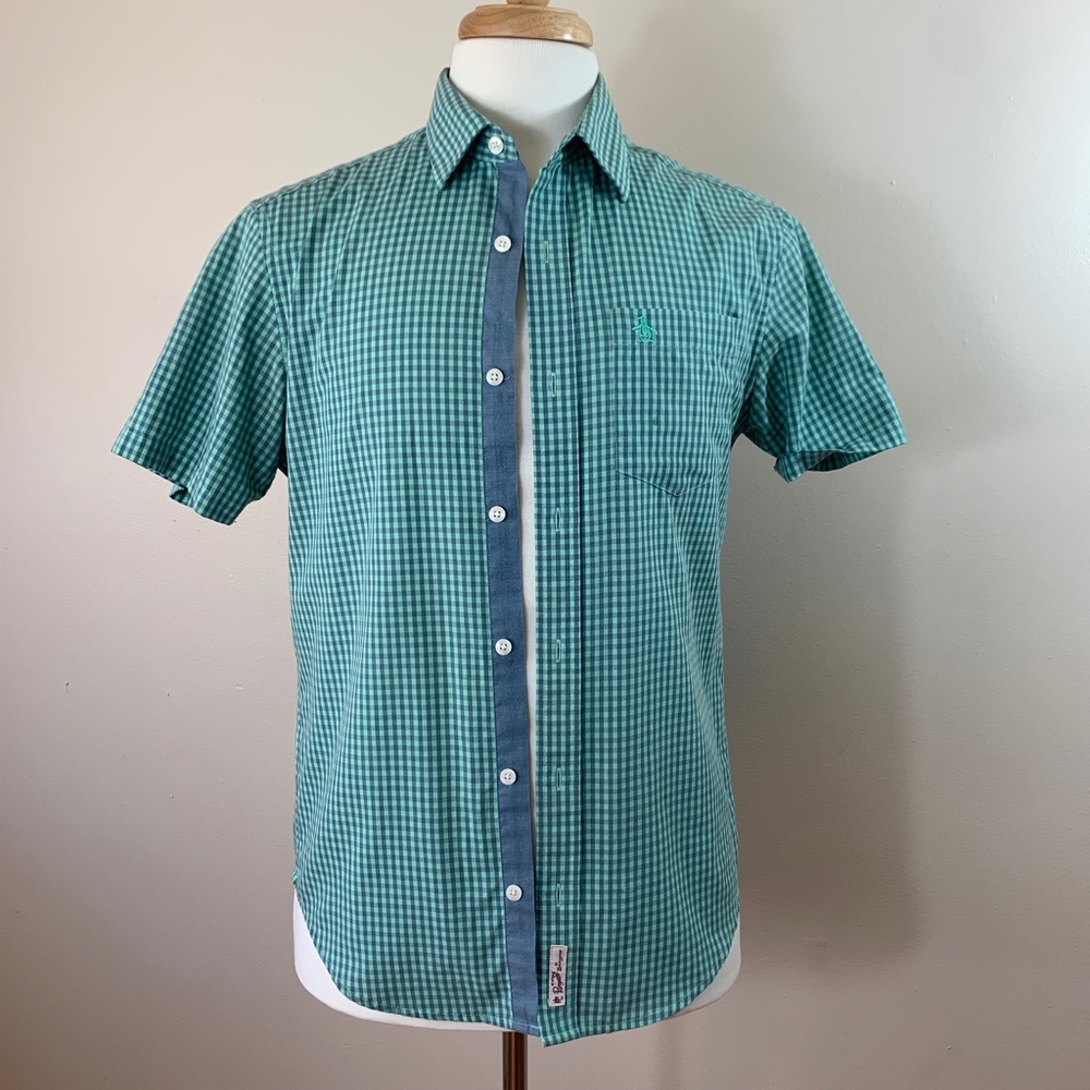 Original Penguin Plaid Casual Button Down - Picture 2 of 7